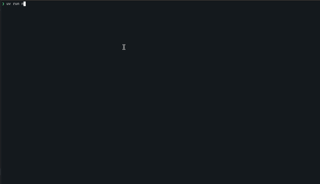 Terminal demo GIF: script fetches three recipe URLs, compares two successful ones, notes one failed URL and prints metadata
